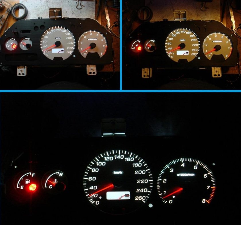 Подсветка приборки Subaru Forester sf5