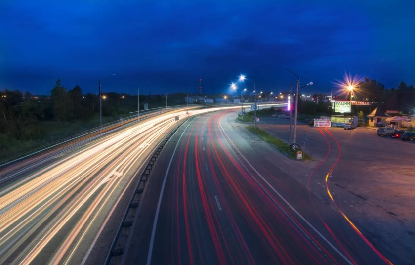 Дорога ночью