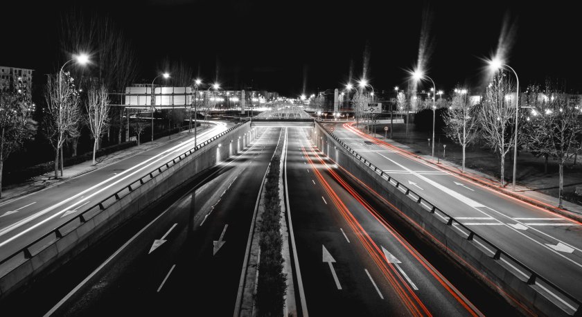 Дорога ночью