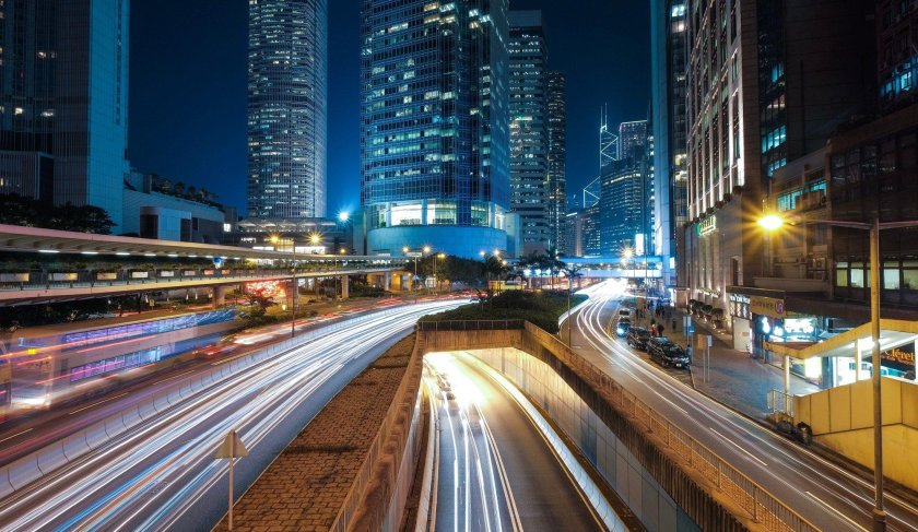 Ночной город фон