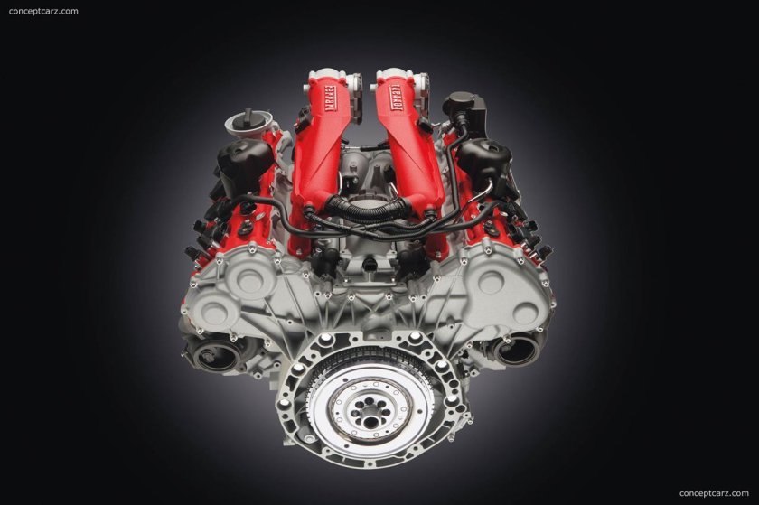 Двигатель Ferrari v8