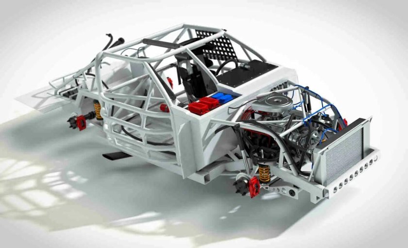 Шасси болида наскар