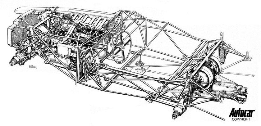 Mercedes-Benz 300 SLR 1955 двигатель