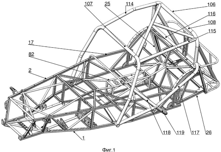 Кузов и трубчатый каркас ginetta g4.