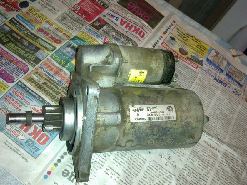 Редукторный стартер ВАЗ 2109