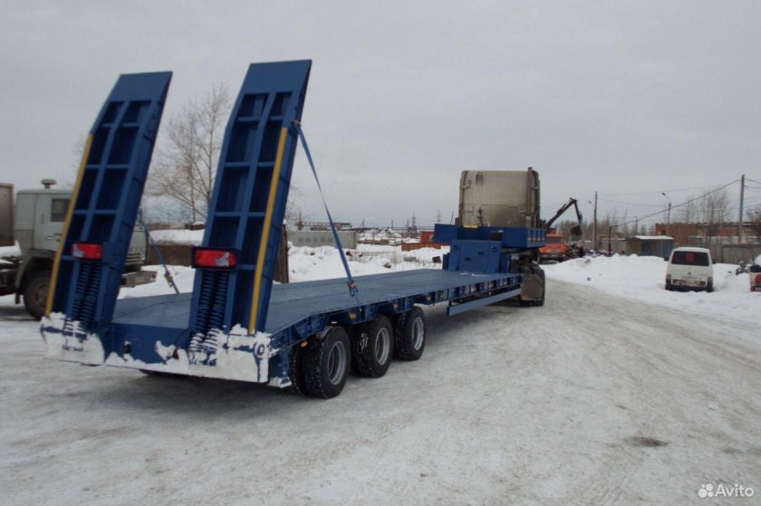 Трал прицеп тяжеловоз алса