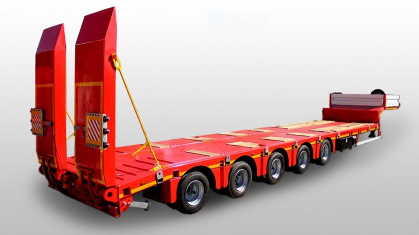 Полуприцеп тяжеловоз низкорамный uat-slhh-570.01