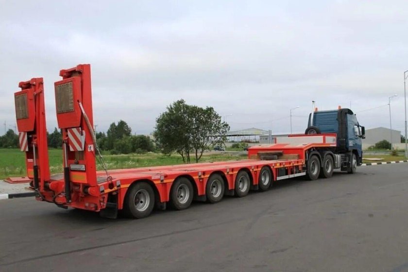 Низкорамный трал 40т КАМАЗ