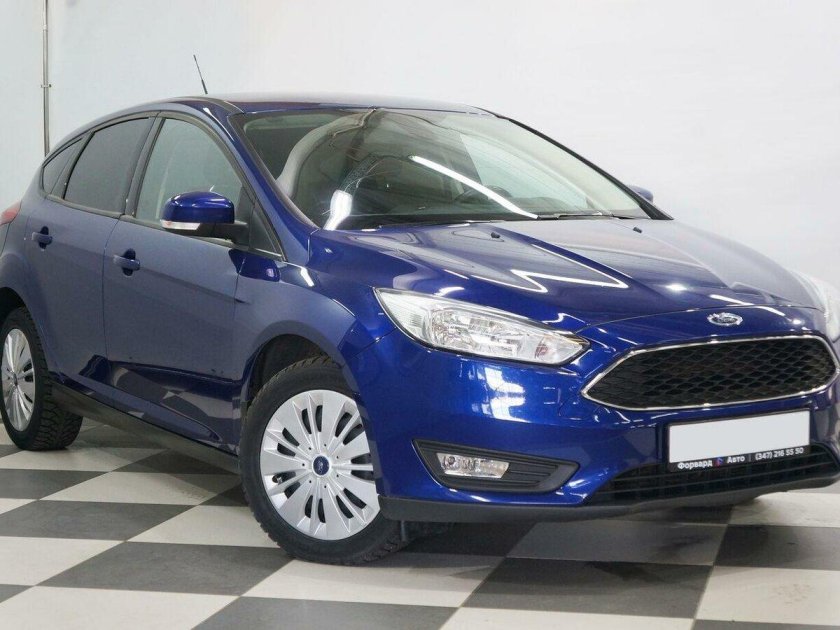 Синий форд фокус