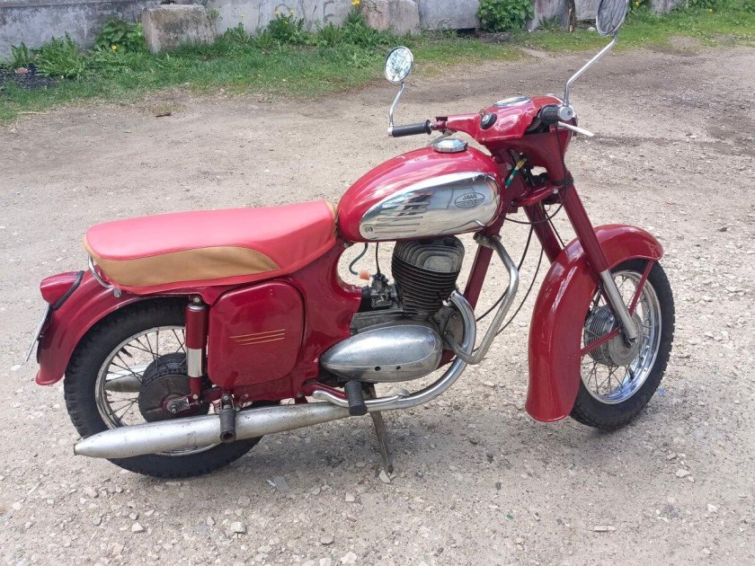 Мотоцикл ява 350 старушка