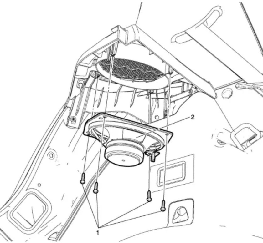 Передние динамики шевроле спарк м200