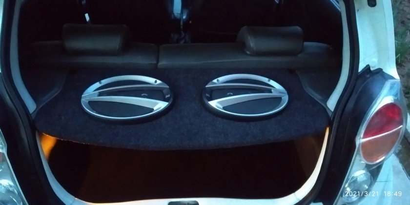 Акустическая полка Chevrolet Spark чертеж