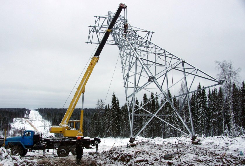 Демонтаж опоры ЛЭП вл 110 кв