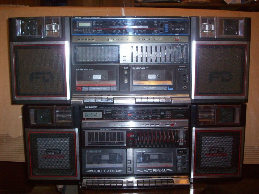 Sharp двухкассетник WF-939