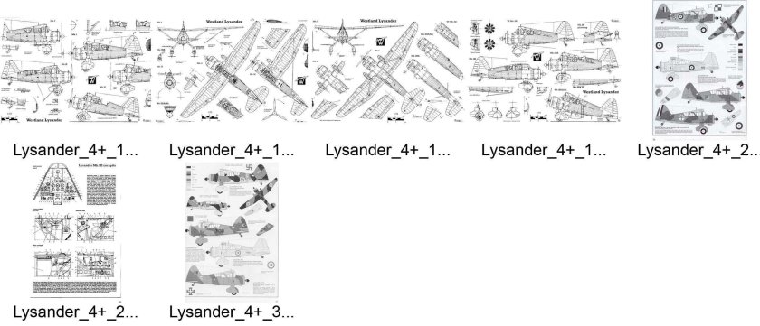 Самолет Лизандер чертежи