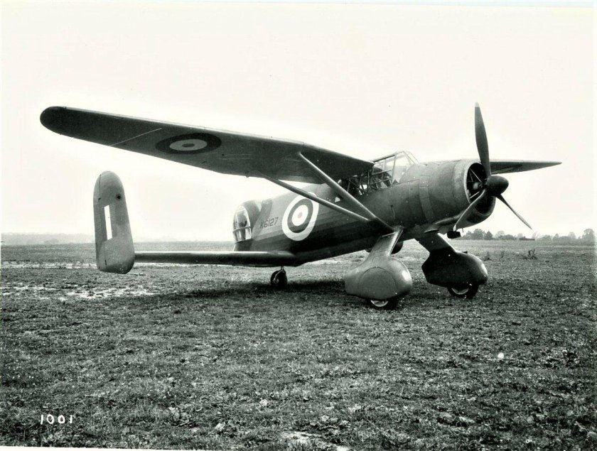 Самолёт p.12 Lysander Delanne