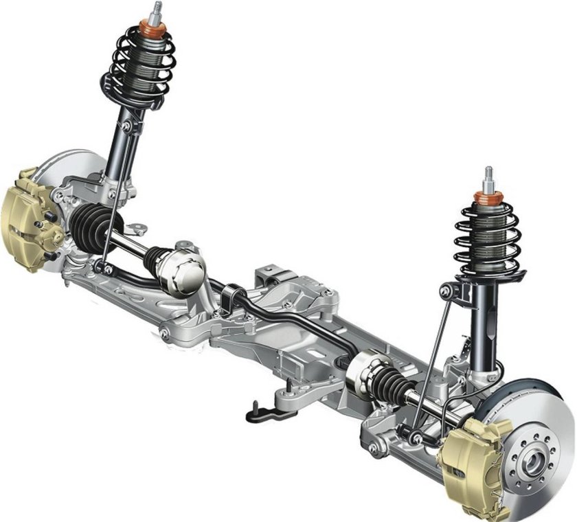 Передняя подвеска Фольксваген поло седан 2013