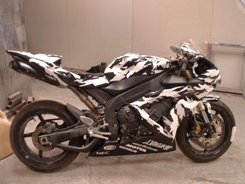 Мотоцикл камуфляж