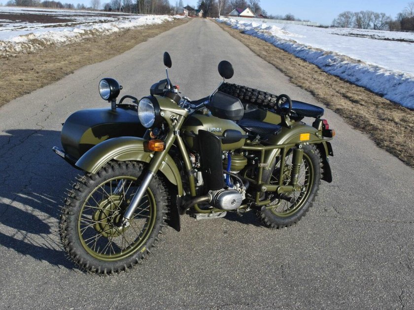 Мотоцикл Урал хаки