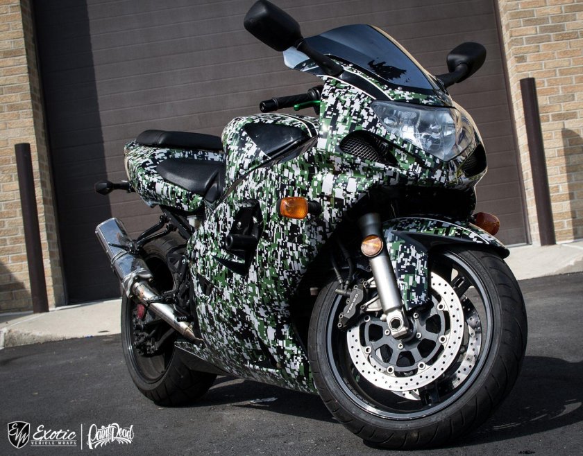 Мотоцикл камуфляж