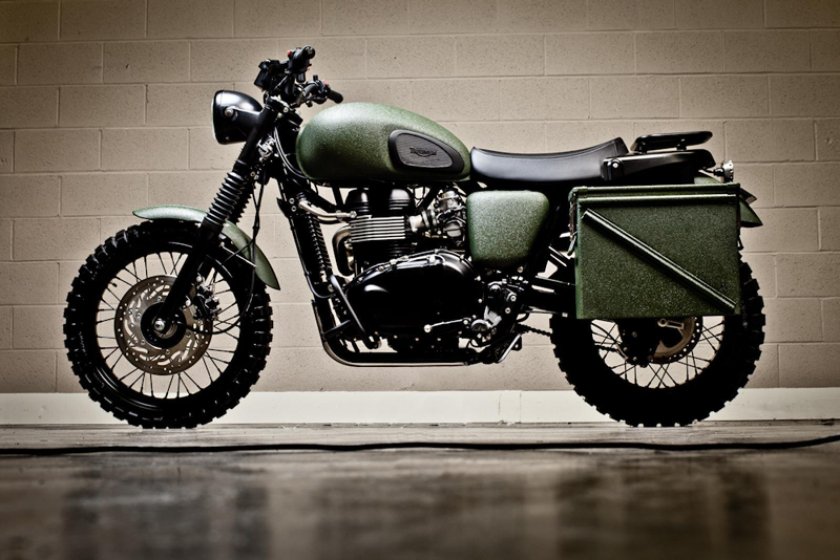 Мотоцикл Триумф скремблер
