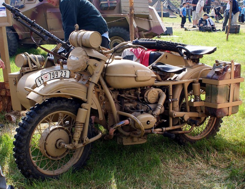 Военный мотоцикл Урал м63