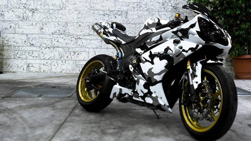 Мотоцикл камуфляж
