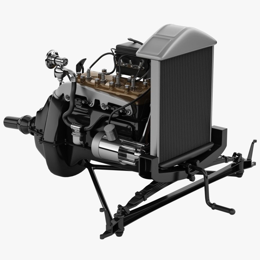 Ford model a engine