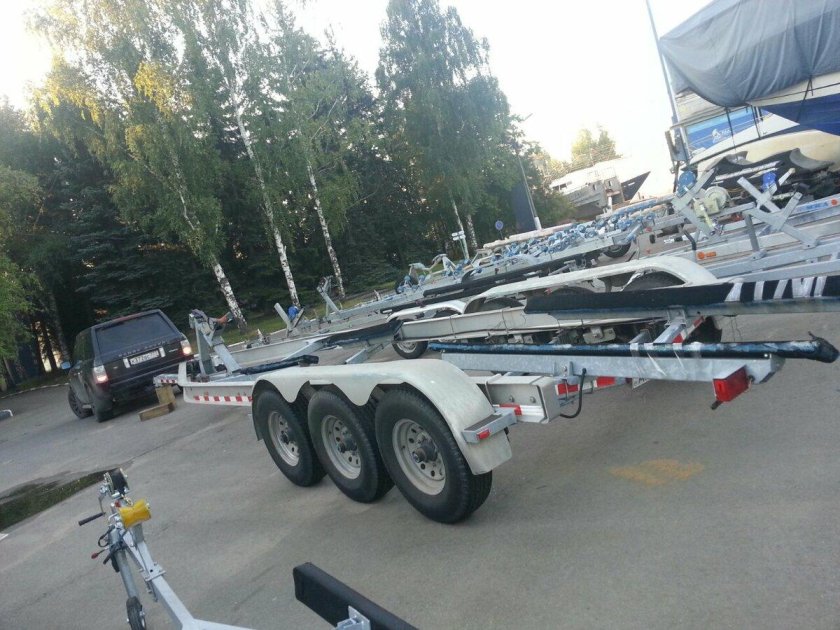 Прицеп 3х осный для катера