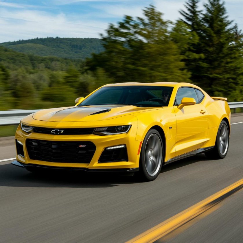 Chevrolet camaro zl1 2017 yellow