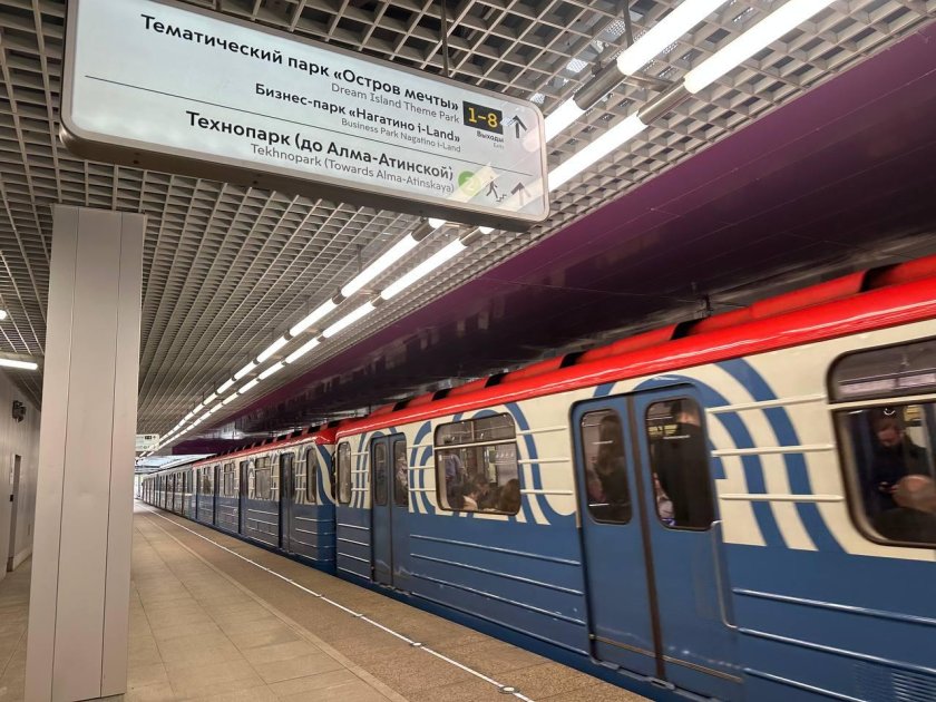 Новые поезда на Замоскворецкой линии