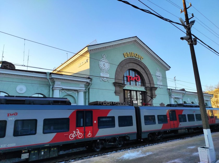 Ретро электричка Лахта