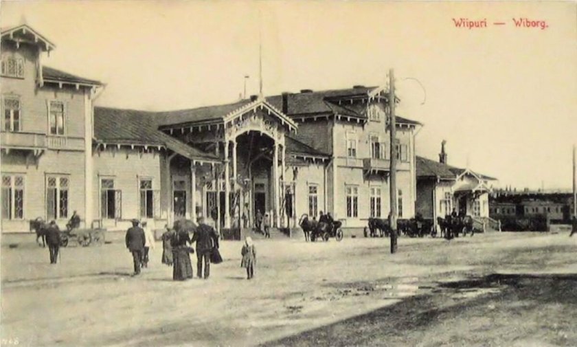 Выборг вокзал старое здание