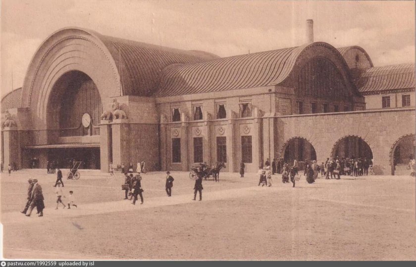 Выборг вокзал старое здание