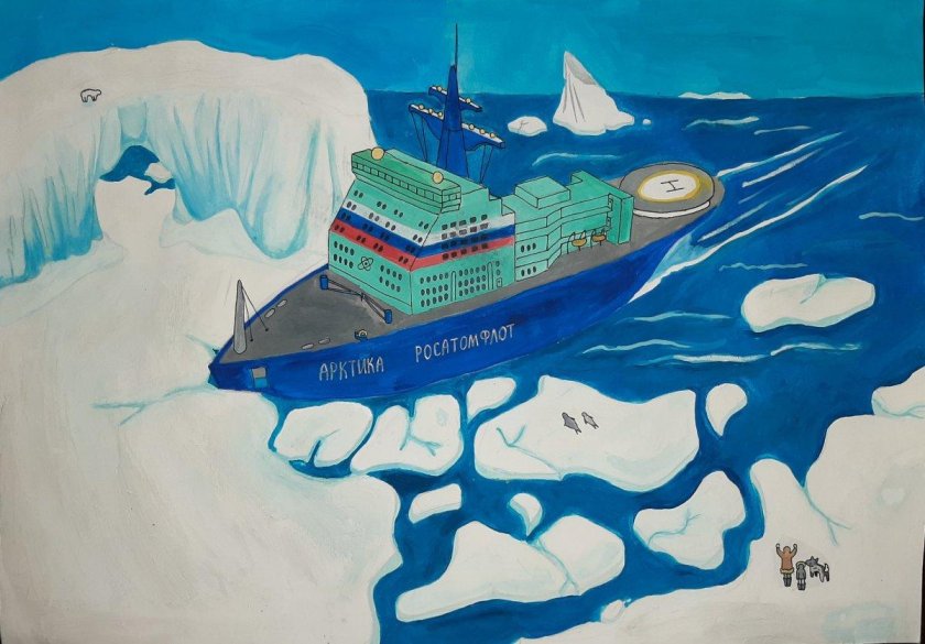 Ледокол Ленин картина