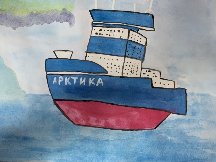 Ледокол рисунок