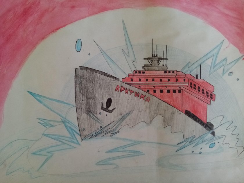 Ледокол рисунок