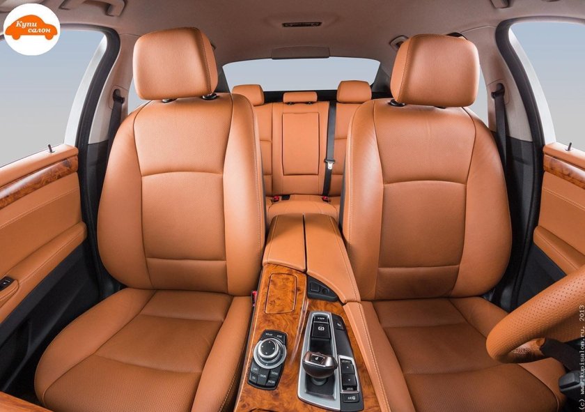 Коричневый салон БМВ х5
