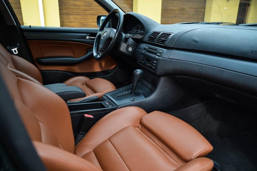 Коричневый салон БМВ е39