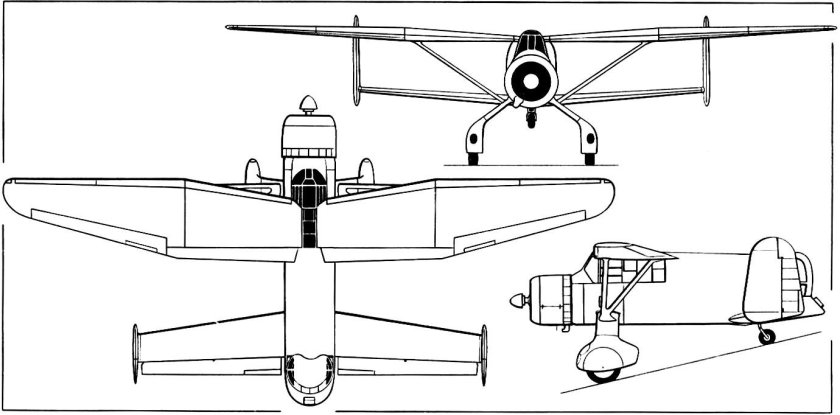 Самолёт p.12 Lysander Delanne