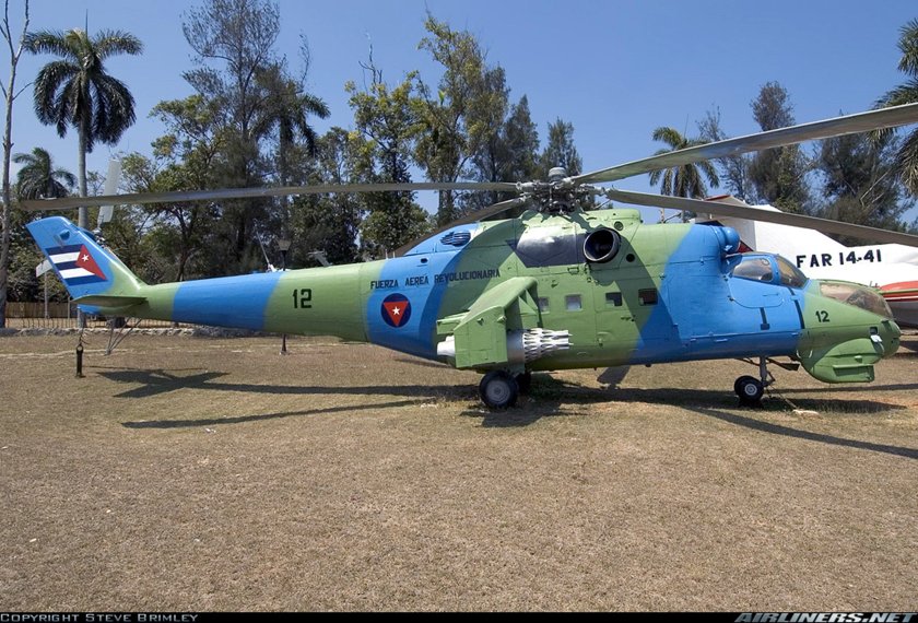 Ми-24 ВВС Кубы