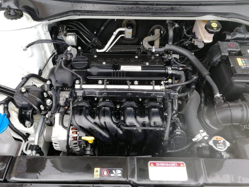 Двигатель Kia Rio 1.6