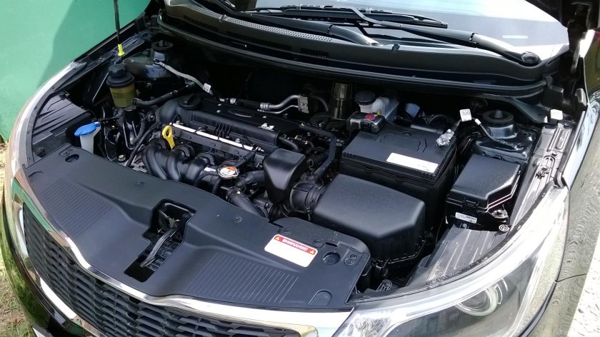 Киа рио 3 под капотом