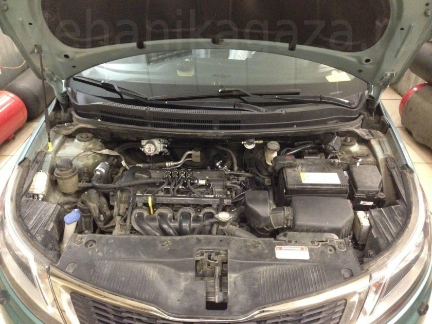 Киа Рио 2014 двигатель