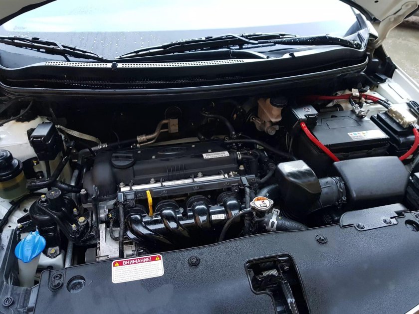 Киа Рио 4 под капотом