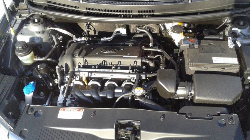 Киа Рио 3 под капотом