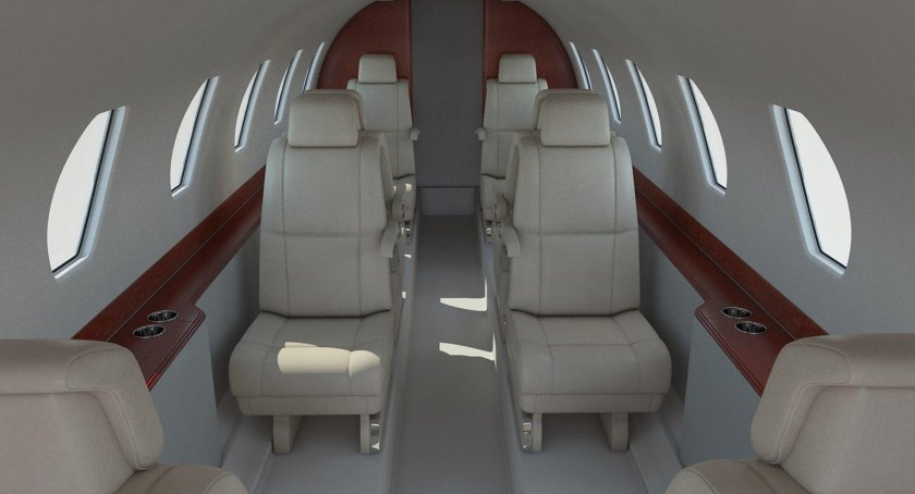 Business Jet Interior
