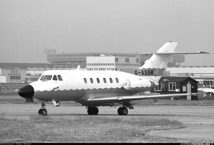 Самолёт hawker siddeley hs 125