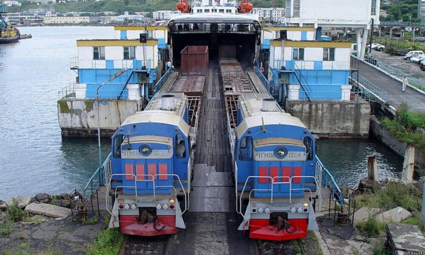 Паромная переправа Ванино - Холмск