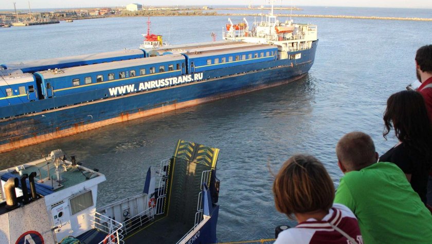 Паромная переправа Керчь ЖД